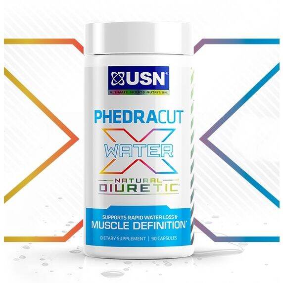 USN PhedraCut Water X Diuretic. 90capsules, Support rapid water loss