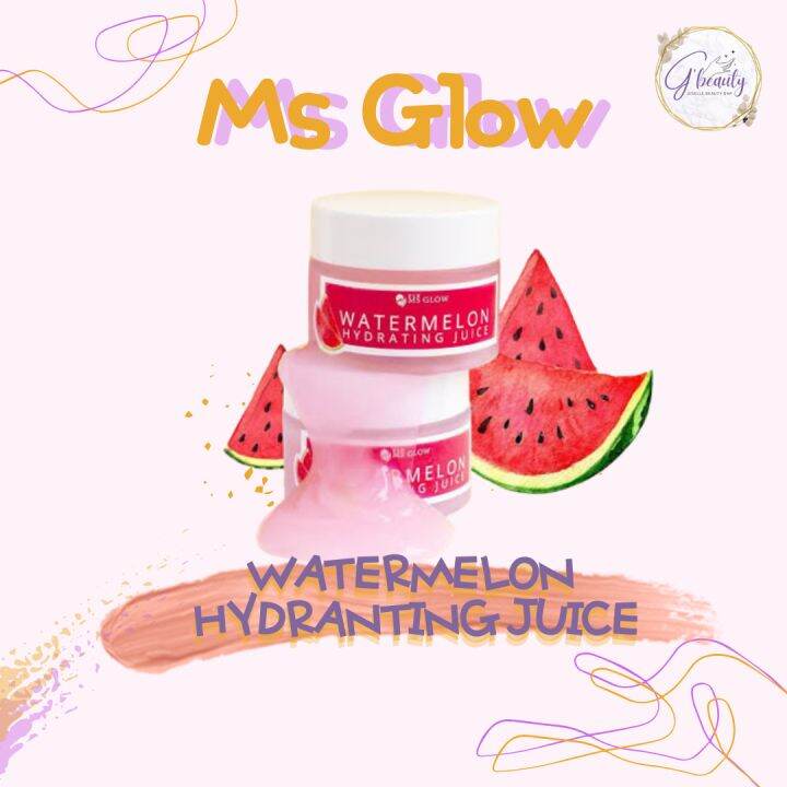 Moisturizer watermelon MS.GLOW Lazada Indonesia