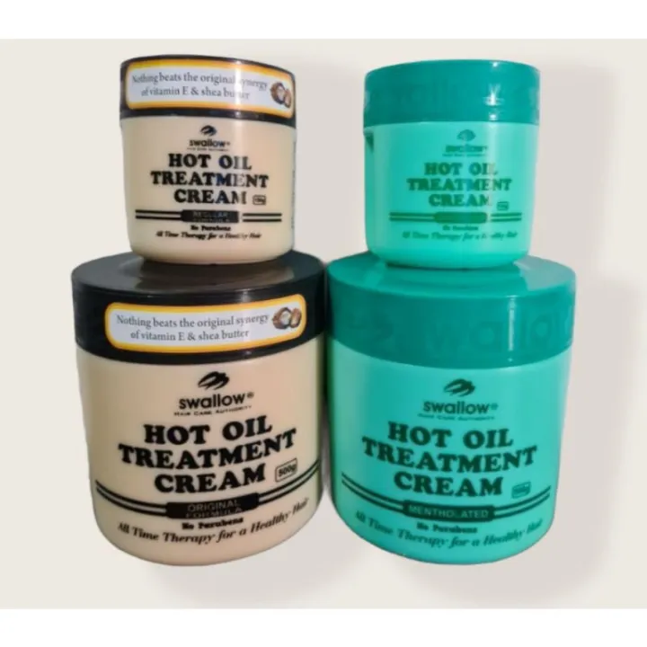 swallow hot oil treatment cream 150g/ 500g Lazada PH