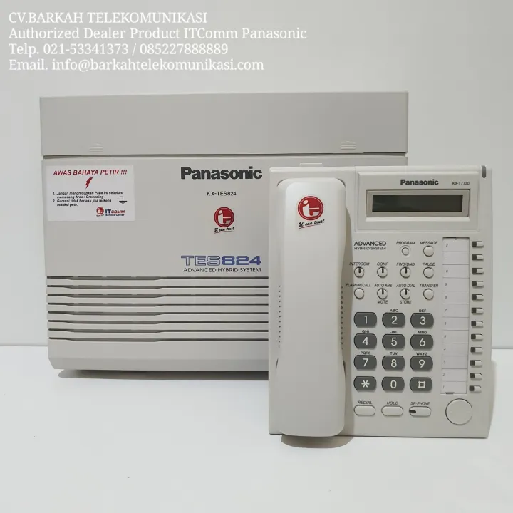 Pabx Panasonic Kx Tes Kap Line Ext Bh Telephone Panasonic