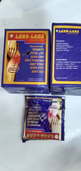 LABA LABA jamu RHEMATIK dan PEGALINU isi 1pak 10 sachet | Lazada Indonesia