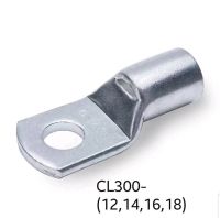 หางปลาทองแดงรุ่นหนา ทรงยุโรป
Cable Lugs CL Type รุ่น CL300-(12,14,16,18) T Lug
Material:E-Copper
Surface: Tin Plated