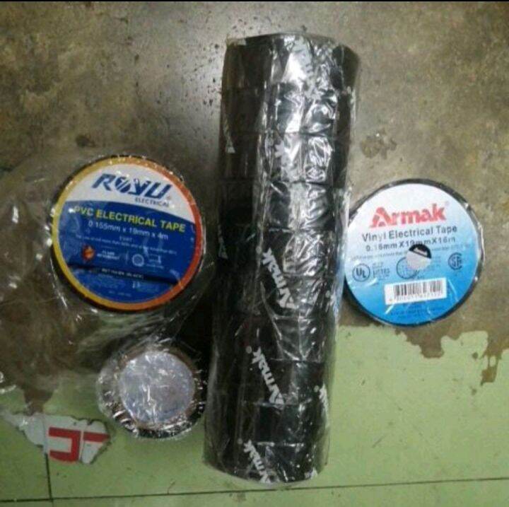 Electrical tape armak/royu brand original! per roll(10pcs) Lazada PH