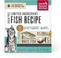 อาหารสุนัข The Honest Kitchen สูตร Limited Ingredient Grain Free Fish Recipe Dehydrated Dog Food ขนาด 1.8 kg