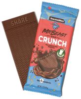 ??นำเข้า•พร้อมส่ง MrBeast Chocolate Bar - 2.1 oz/60g Crunch Milk chocolate with Puffed Rice(อ่านคำอธิบายภาพหากกังวลเกี่ยวกับการละลาย)