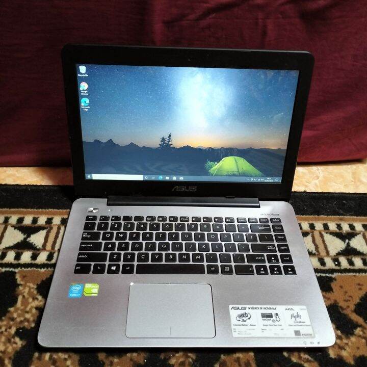 Laptop Asus A455L, Core i75500U, Doblevga Nvidia GeForce 940m, Ram 8Gb