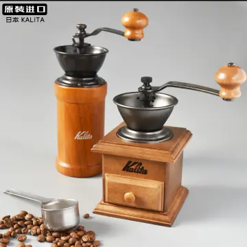 Kalita Coffee Mill, Hand Grinder, Battery Operated, Coffee Grinder, Smoky  Blue, Throw G15 #43038