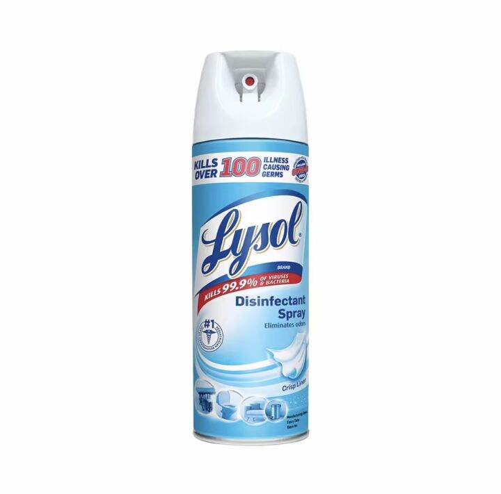 Lysol Disinfectant Spray Crisp Linen Scent 170g 