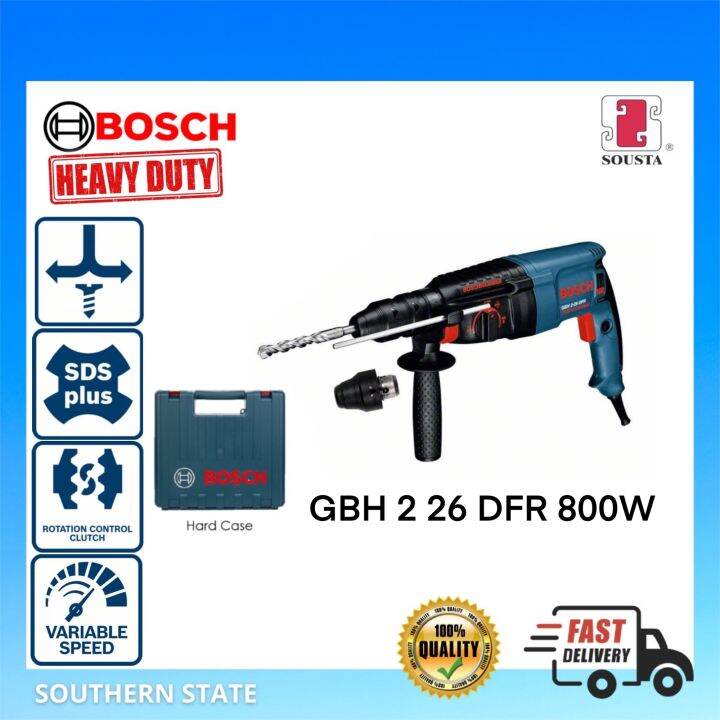 BOSCH GBH 226 DFR Rotary Hammer 800W Lazada