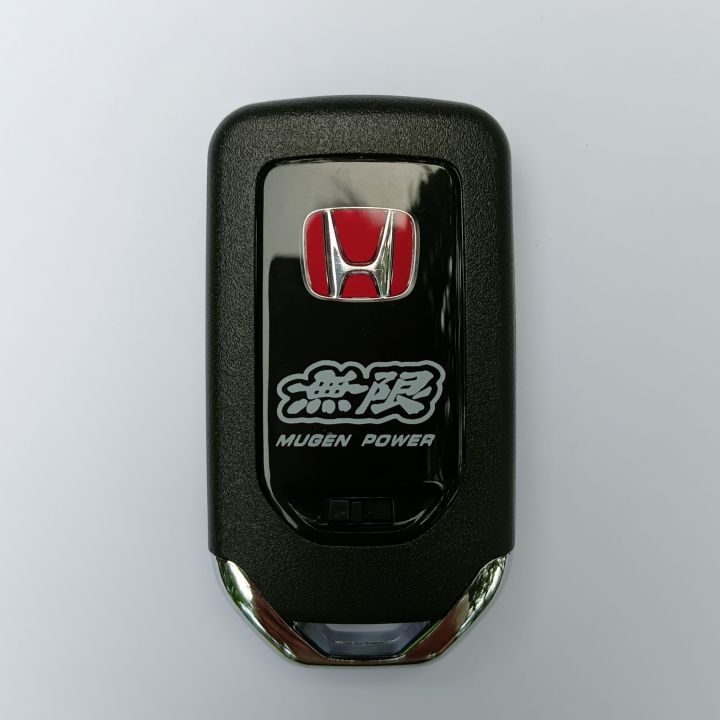 กุญแจhonda-กรอบรีโมท-honda-smart-key-2-3ปุ่ม-มีlogo-mugen-type-r-honda-blue-กรอบรีโมทพร้อมดอกกุญแจ