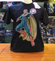 เสื้อMarvel ลิขสิทธิ์แท้ ลาย วิสชั่น สีดำ (MVX-225)