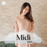 Midi Chic Mommy เดรสคลุมท้องให้นม