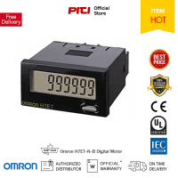 Omron H7ET-N-B Digital Hour Meter มิเตอร์ อินพุตที่ไม่มีแรงดัน มีแบตเตอรี่ภายในตัว แสดงผล LCD ตัวนับจำนวนออมรอน