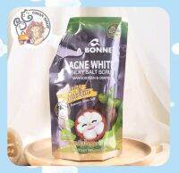 ??เกลือสปาน้ำหอม ACNE WHITE สูตรลดผดผื่น มังคุด+ใบบัวบก (สีม่วง) ??