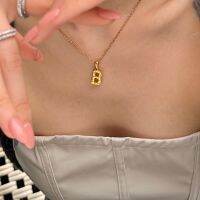 TheB.Co •Brijet Necklace สร้อยตัวอักษรอิฐ