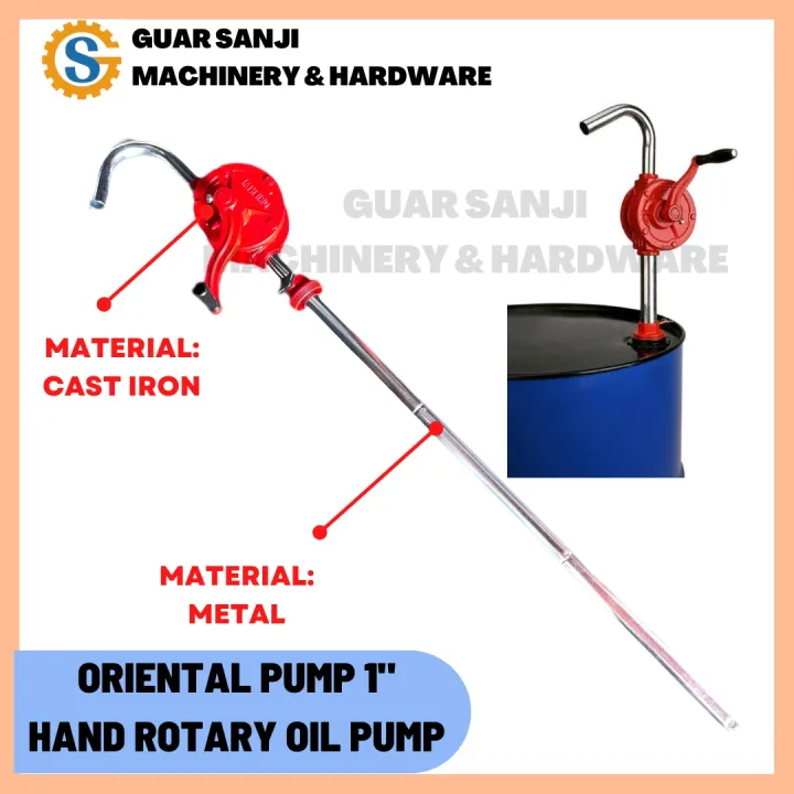 ORIENTAL OIL PUMP 1” HEAVY DUTY HAND ROTARY MANUAL OIL PUMP HAND DIESEL