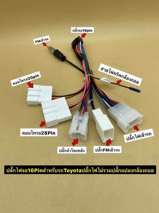 กรอบหน้าใส่จอ-2din-สำหรับจอแอนดรอยขนาดจอ-9-ตรงรุ่นรถtoyota-vios-ปี-2006-2011-พร้อมปลั๊กไฟ-16pin