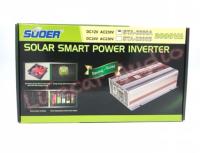 Inverter 12V 2000VA ( 2000W )SUOER รุ่น STA-2000A แปลงไฟ 12VDC to 220VAC ชนิดคลื่นโมดิฟายเวฟ มีแถวแสดงสถานะการทำงานของแบตเตอรรี่และโหลดการใช้งาน