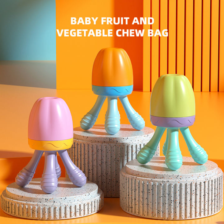 Baby Fruit Vegetable Feeder Nipples Feeding Baby Supplement Bite