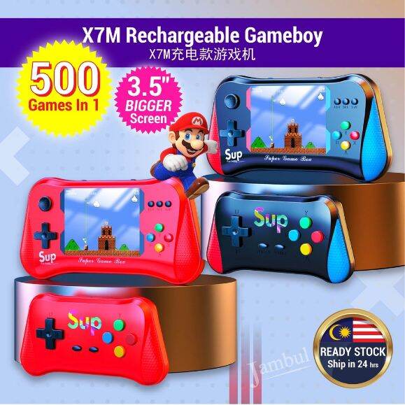 💖Original+FREE Shipping+COD💖 X7M Handheld Gaming Console with 3.5inch
