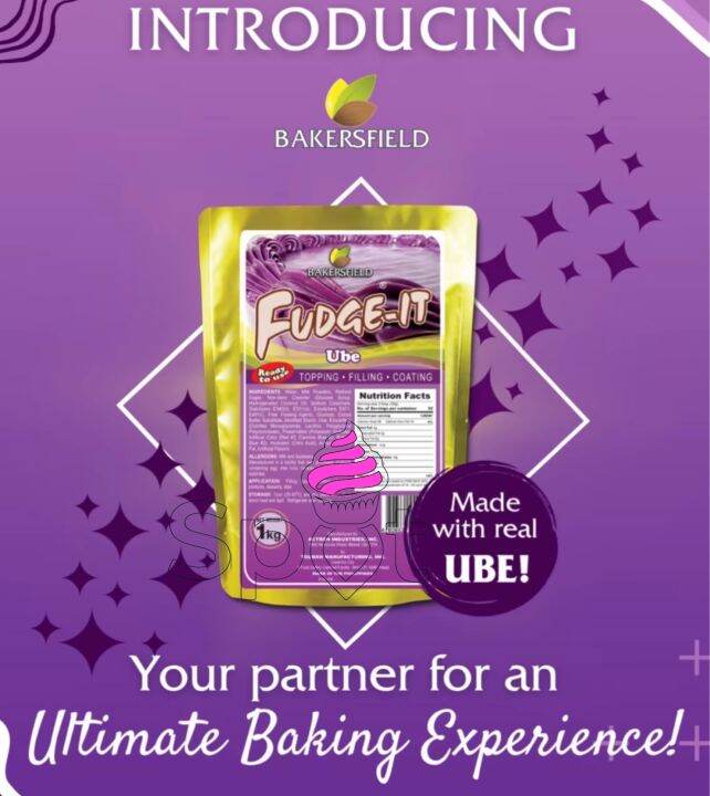 Bakerfield Fudge It Ube January 2024 Expiry Lazada PH