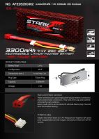 แบตลิเธียมโพลิเมอร์ Stark 7.4V 3300mAh 20C Hardcase