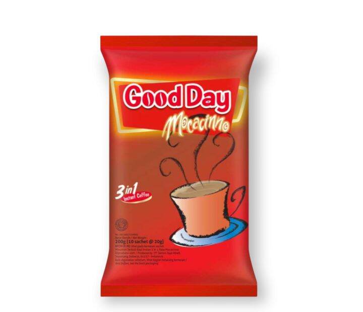 Good Day Kopi Instant 3 in 1 Mocacinno 10 x 20 g | Lazada Indonesia