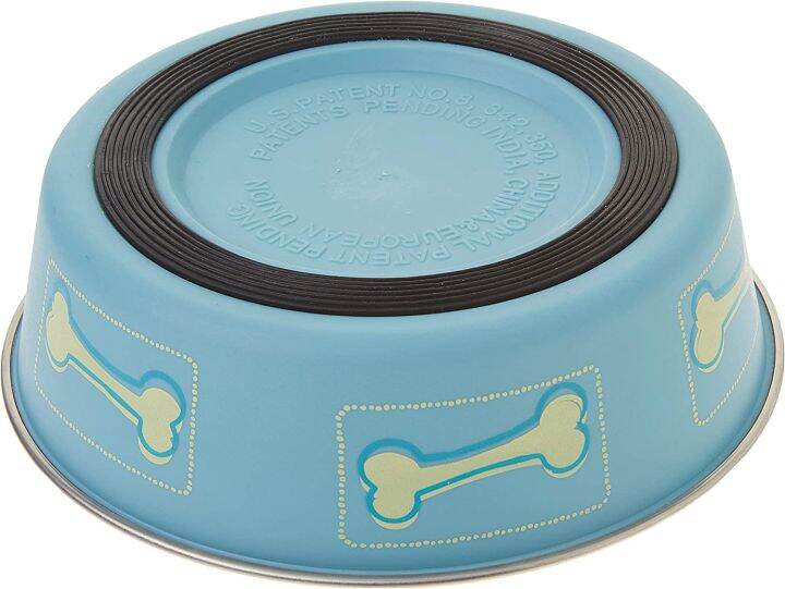 ชามอาหาร-น้องหมา-น้องแมว-loving-pets-coastal-bella-bowl-for-dogs-medium-blue