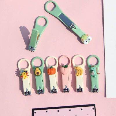 Bv&amp;Bv (พร้อมส่งในไทย🇹🇭)  H04 Scissors ของใช้ประจำวัน กรรไกรตัดเล็บการ์ตูนน่ารัก Mini Cute Nail Clippers Single Pack Cartoon Creative Folding Nail Clippers Manicure