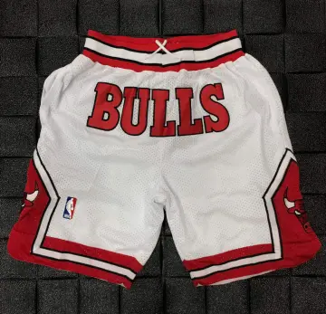 NBA Colour Block Chicago Bulls Shorts D01_394