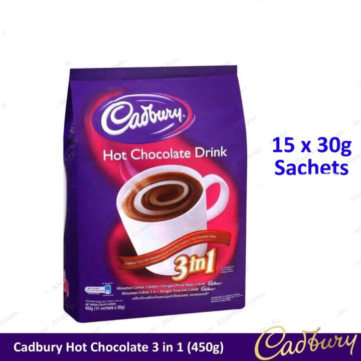 Cadbury Hot Chocolate Drink 30g X 15 Sachets Lazada 5172