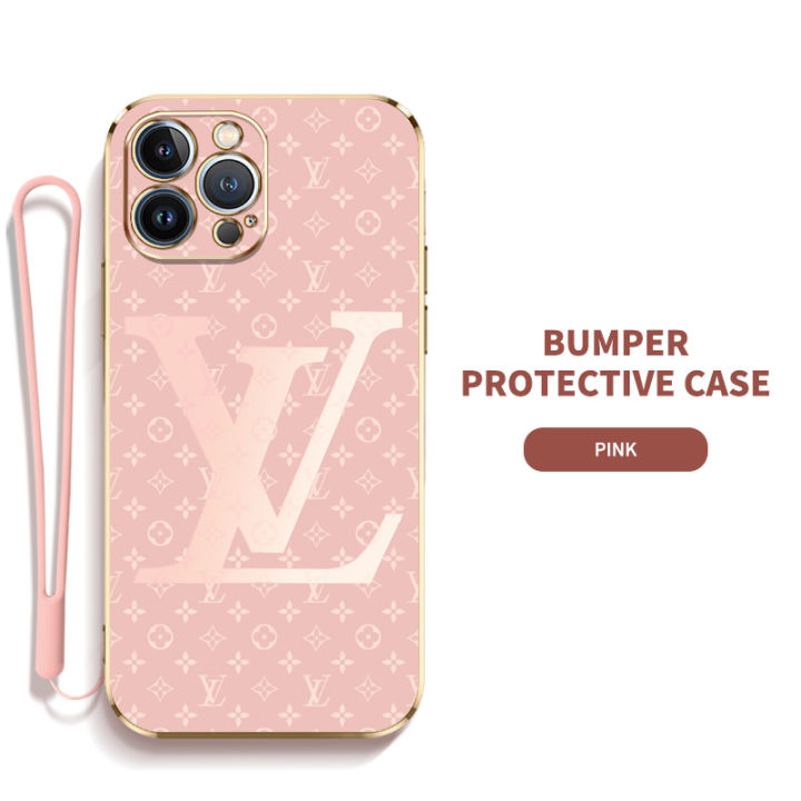 LOUIS VUITTON LV LOGO PINK iPhone 13 Pro Max Case Cover