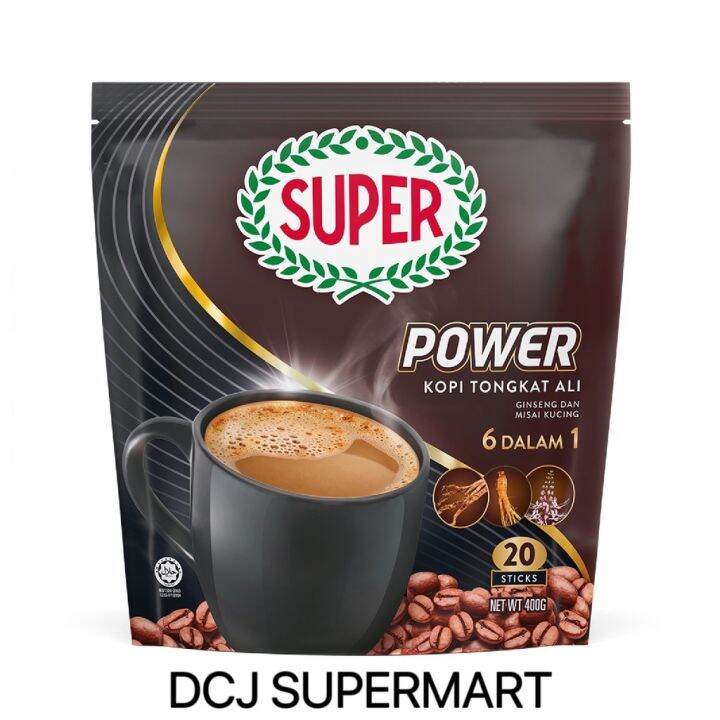 Super Power Roots Kopi Tongkat Ali Ginseng 6 in 1 Dan Misai Kucing 20 ...