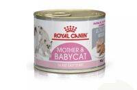 ROYAL CANIN MOTHER &amp;BABY CAT ขนาด195g. อาหารแมว สำเร็จรูป ชนิดเปียก สำหรับ ลูกแมวอายุ 1-4เดือน  , แม่แมว ระยะให้นมลูก