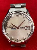 SEIKO BUSINESS-A DIASHOCK 27 jewels Automatic ตัวเรือนสแตนเลส นาฬิกาผู้ชาย มือสองของแท้