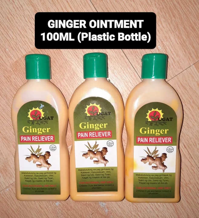 Ginger Ointment (100ml) Large in a Plastic Bottle - Herbal Pain ...