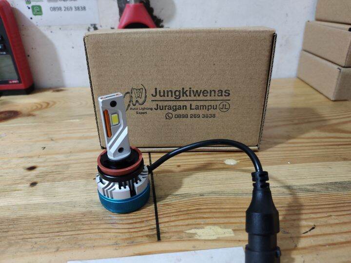 led H11 55watt real 6000k paling terang tidak ngedrop Lazada Indonesia
