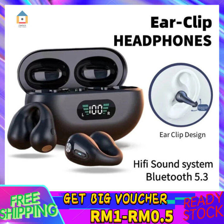 【Malaysia Spot Sale】Q80 Pro TWS Wireless Bluetooth headset 5.3