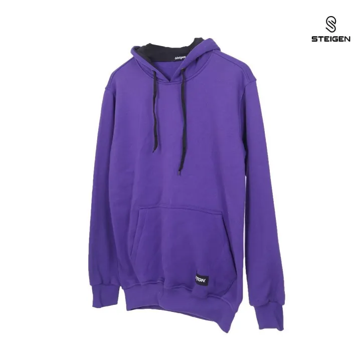 purple sweat shirt