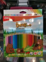 ดินสอสีไม้ Deli ลาย Super Wings แบบ 24 สี ( Coloured Pencils 24 Colours )