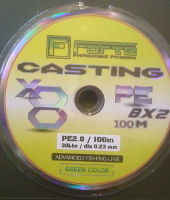 Forte​ casting​ pe2 x8​(สายพีอีตกปลา)​