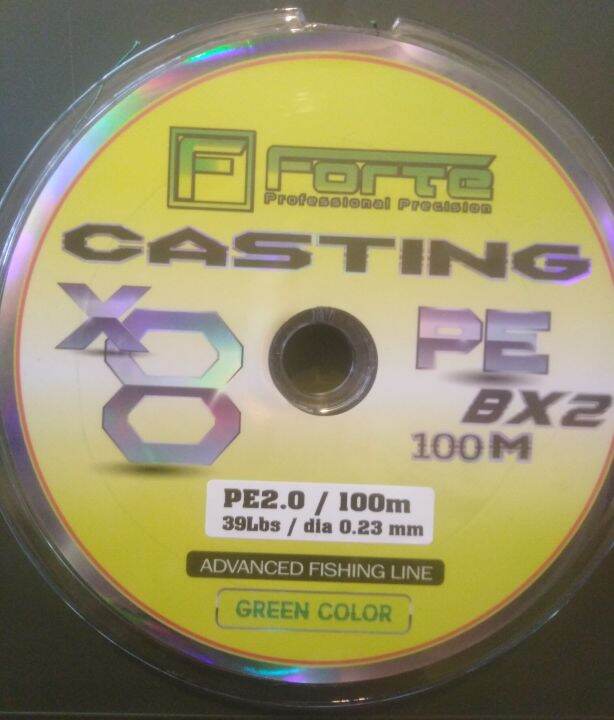 forte-casting-pe2-x8-สายพีอีตกปลา