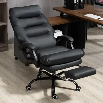 Genuine Leather Office Chair Ergonomic Executive Reclining