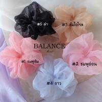 ยางรัดผมไซส์ใหญ่ 7” ผ้าชีฟอง