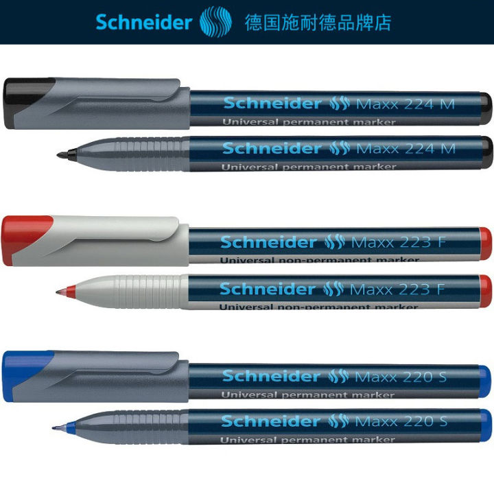 schneider-schneider-เยอรมันปากกาฟิล์มกาว220s-221s-222f-m-ปากกามาร์กเกอร์