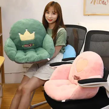 Rabbit Fur Office Chair Cushion  Rabbit Fur Butt Chair Cushions