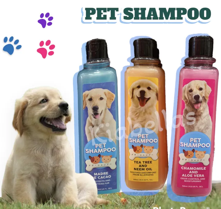 Daiso 500 ML Pet Shampoo Treatment shampoo for animals protect and odor