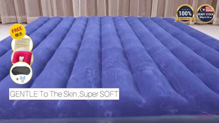 INTEX Bed 25cm Thick Inflatable Air Bed Air Camping Mattress Tilam ...