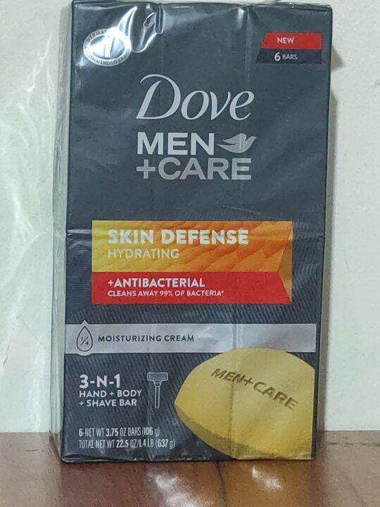 Dove Men +Care 6 Bar Soap 3in1(Hand, Body, and Shave Bar) Lazada PH