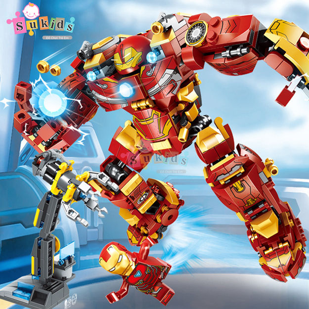 Lego Iron Man Mô Hình Đồ Chơi Lắp Ráp Lego Robot Hulkbuster Người Sắt Giúp  Trẻ Tránh Xa Điện Thoại, Ipad | Lazada.Vn